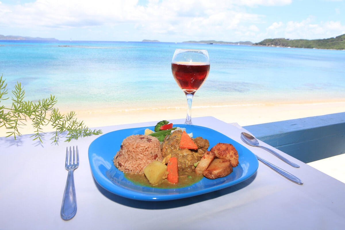 Fischer's Cove Beach Hotel Restaurant Virgin Gorda