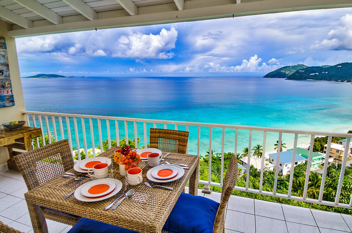 Purple Pineapple Villa Rentals Little Apple Bay Tortola