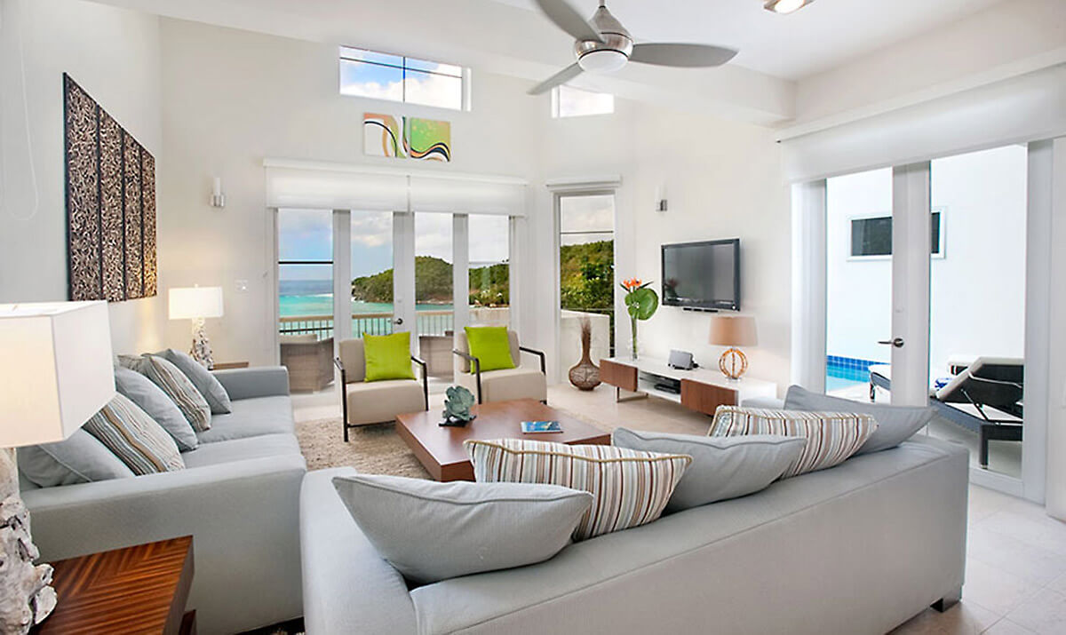 The Refuge Villa Living Room