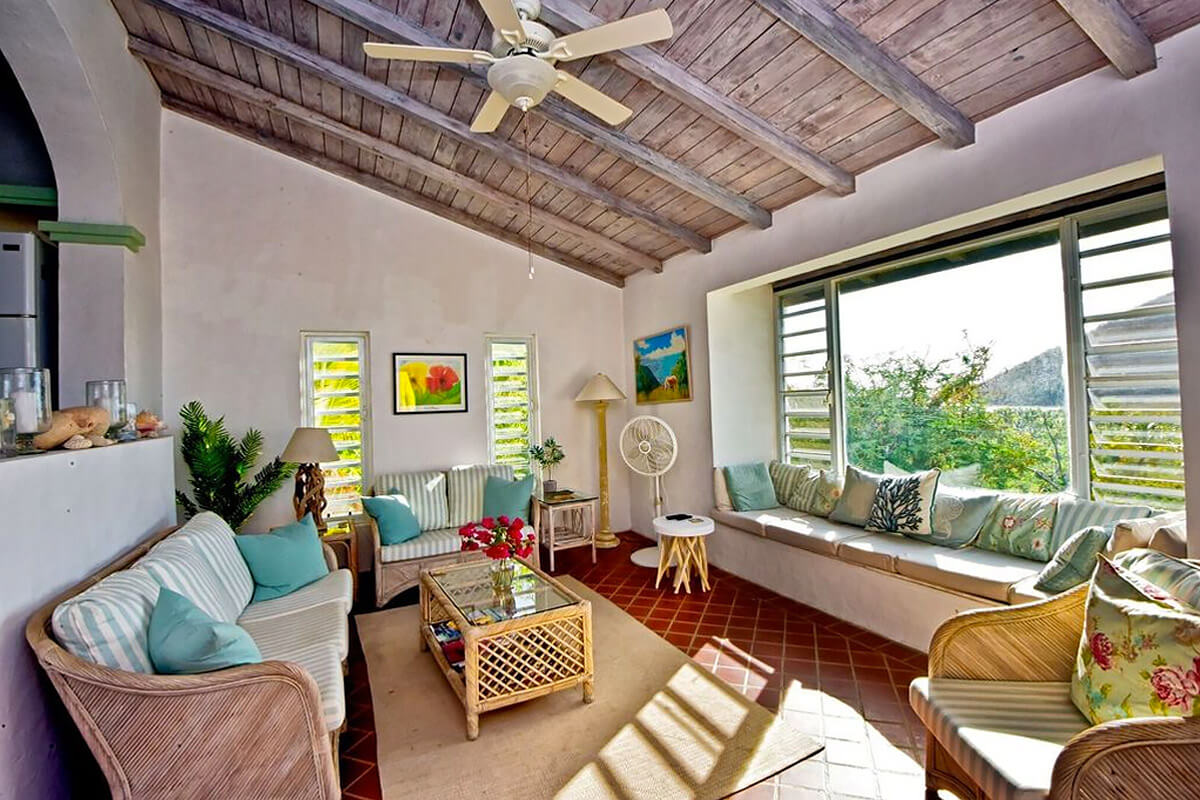 Palm Grove Villa Living Room