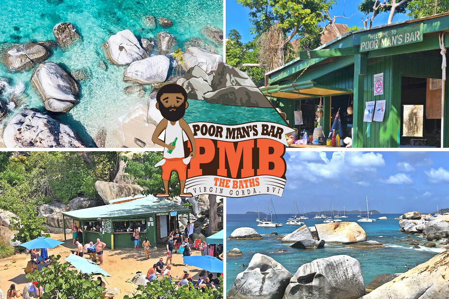 Poor Man's Bar The Baths Virgin Gorda