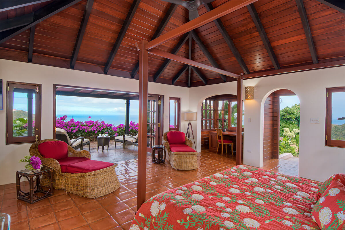 Canefield House Villa Master Bedroom