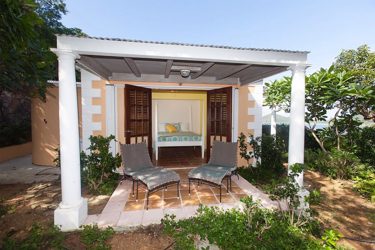Elysium Villa Bedroom & Verandah