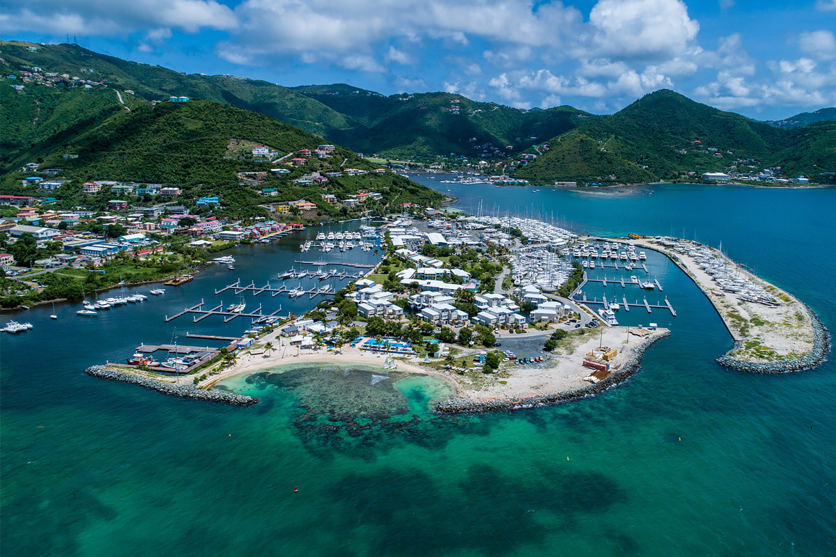 Nanny Cay Resort and Marina Villas - Aerial View